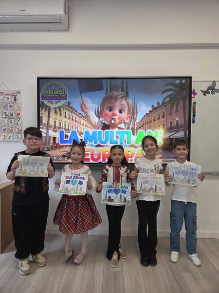 Ziua Europei prin activități educative și creative, dedicate cunoașterii valorilor europene